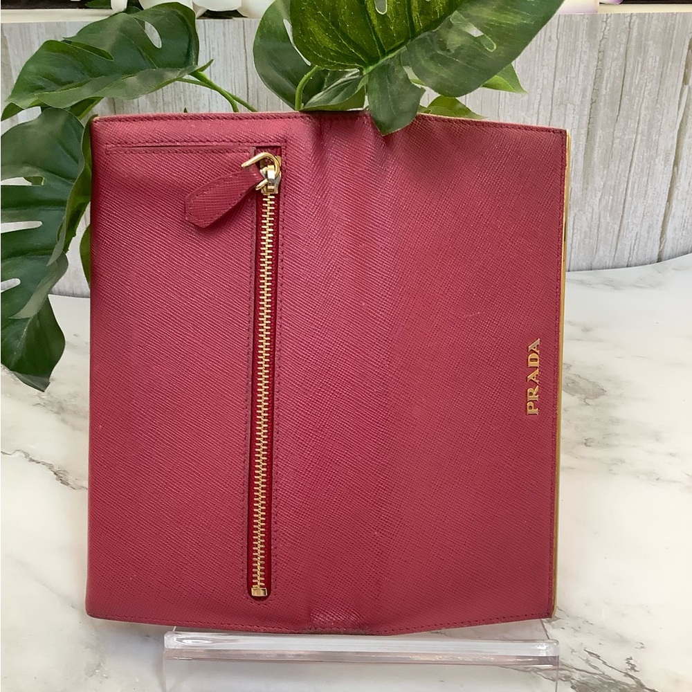 GUC Prada Saffiano Leather Long Wallet - Picture 5 of 8